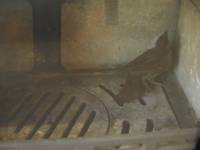 a Sparrow in the stove